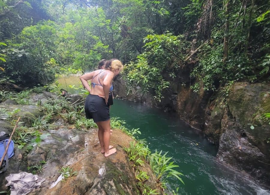 Jungle rivers and waterfalls in San Blas