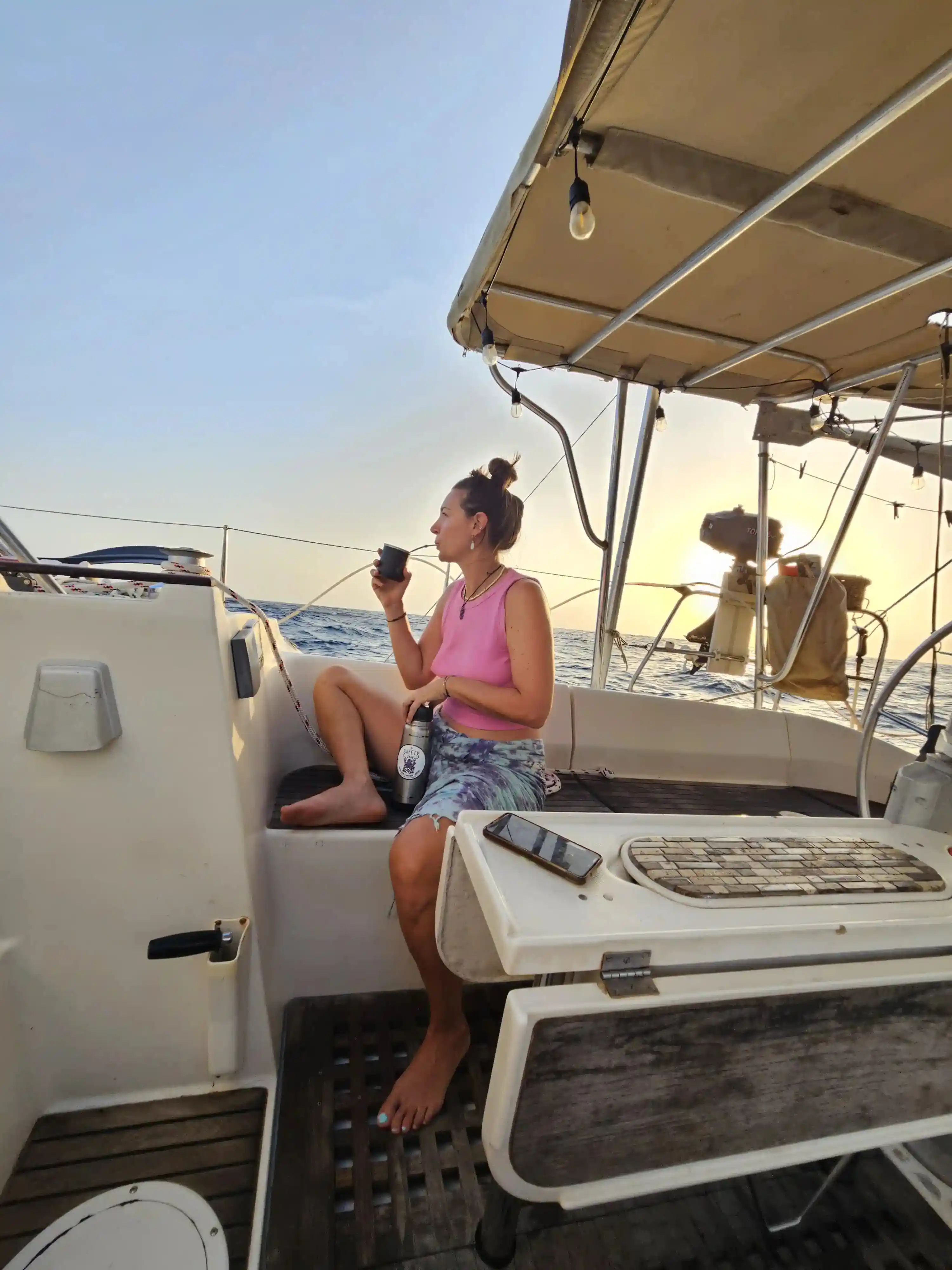Friends sailing